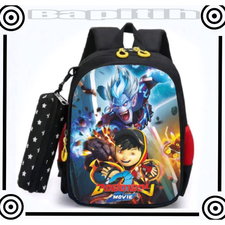 BPT Tas Ransel Anak Sekolah Laki Laki TK / PG Bahan Kain Sponge Anti Air