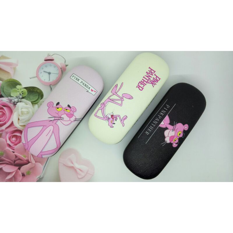 Box Kacamata / Hardcase Karakter Pink  Panther