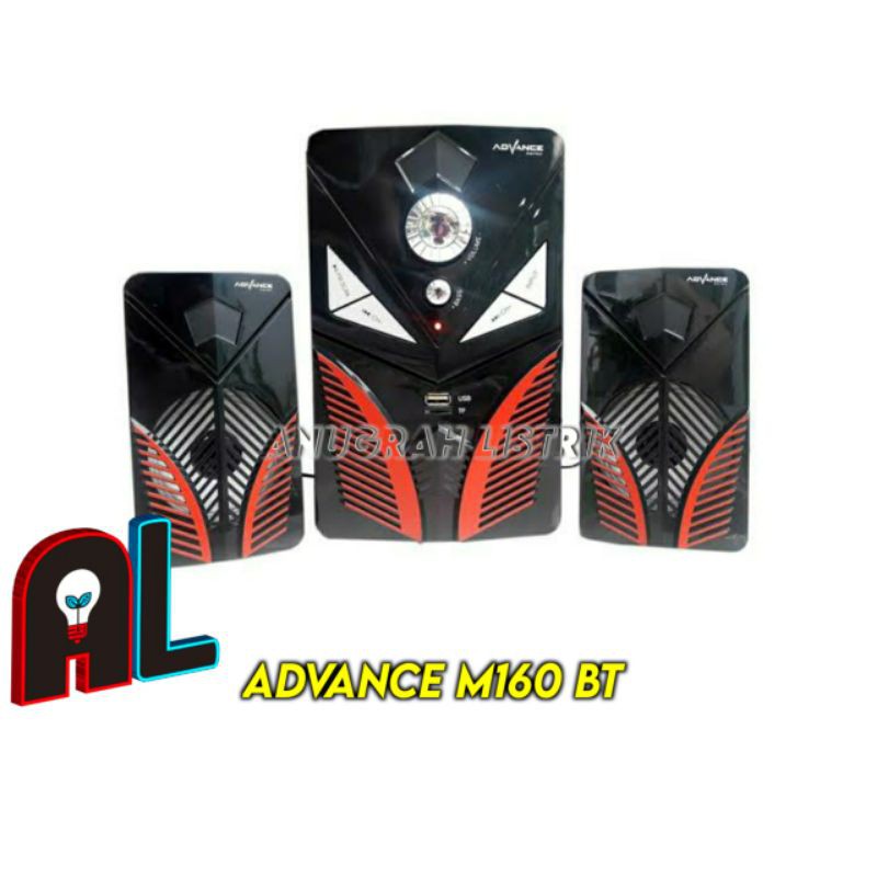 ADVANCE Speaker Aktif Bluetooth M160BT Multimedia Subwoofer Radio FM