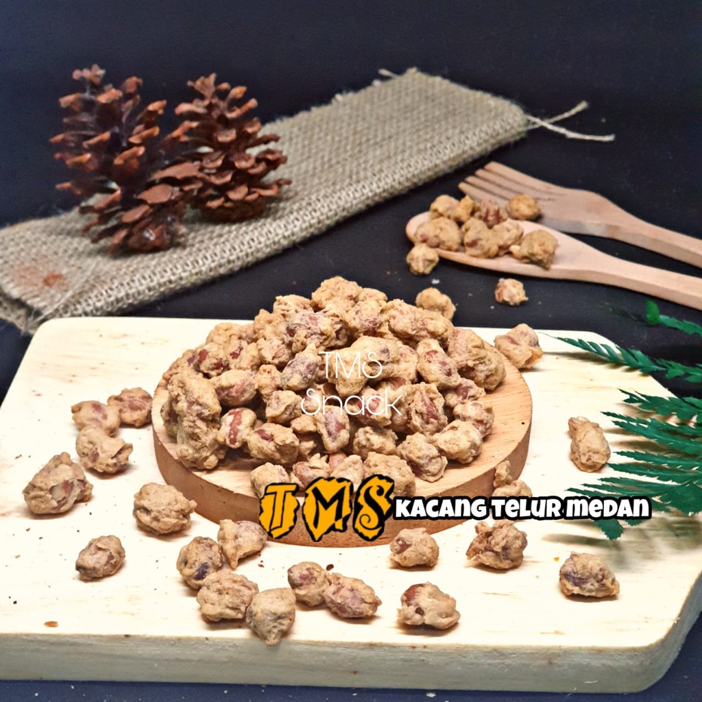 

TMS Snack Kacang telur medan 500 gram PREMIUM EXP aman