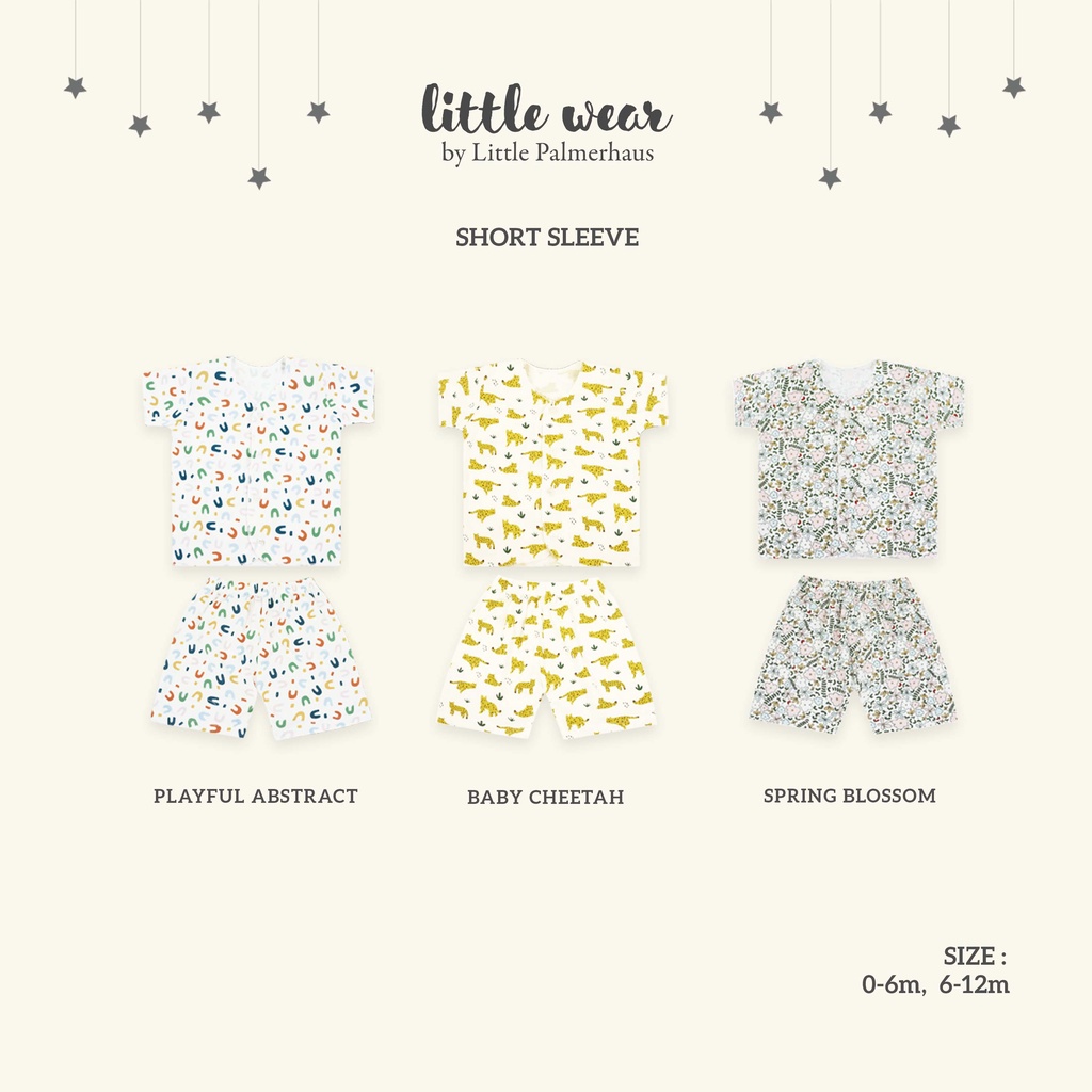 Motif terbaru Little Wear by little palmerhaus setelan pendek anak