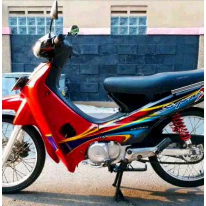 FULL SET BODY HALUS HONDA SUPRA X LAMA/SUPRA FIT LAMA HITAM MERAH