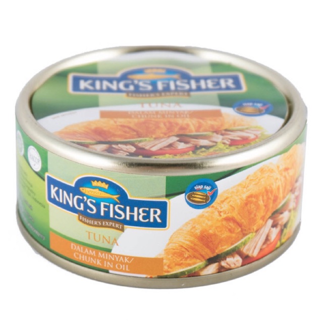 

King's Fisher Potongan Tuna dalam Minyak 170 g