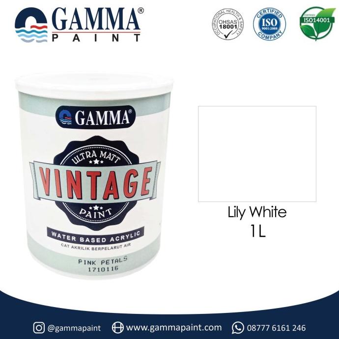 

Vintage Paint - Lily White - Cat Akrilik 1L