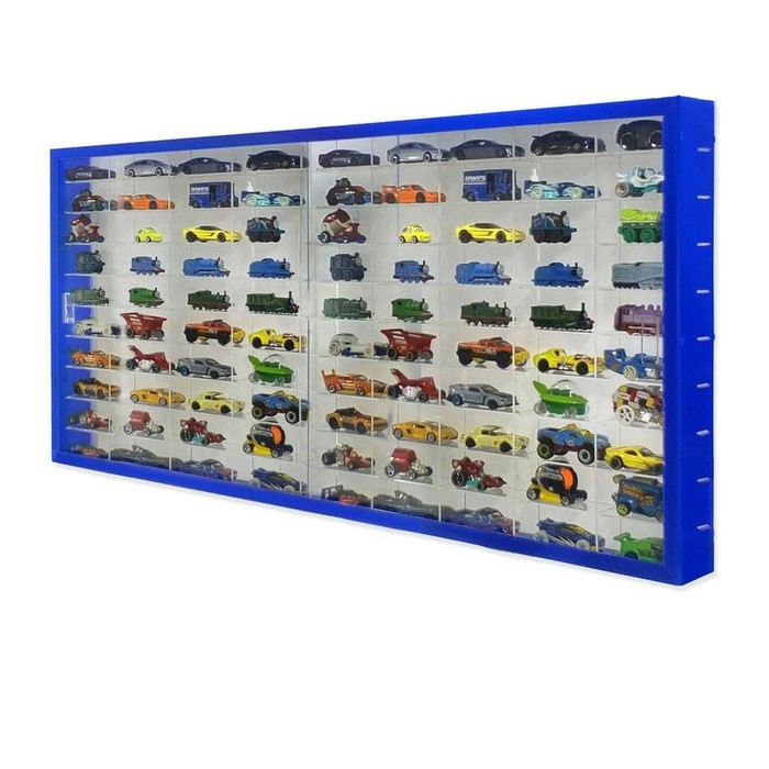RAK AKRILIK HOTWHEELS ISI 100 tanpa HEADER