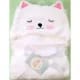 Selimut Bayi Topi Boneka / Selimut Bayi Karakter Fleece