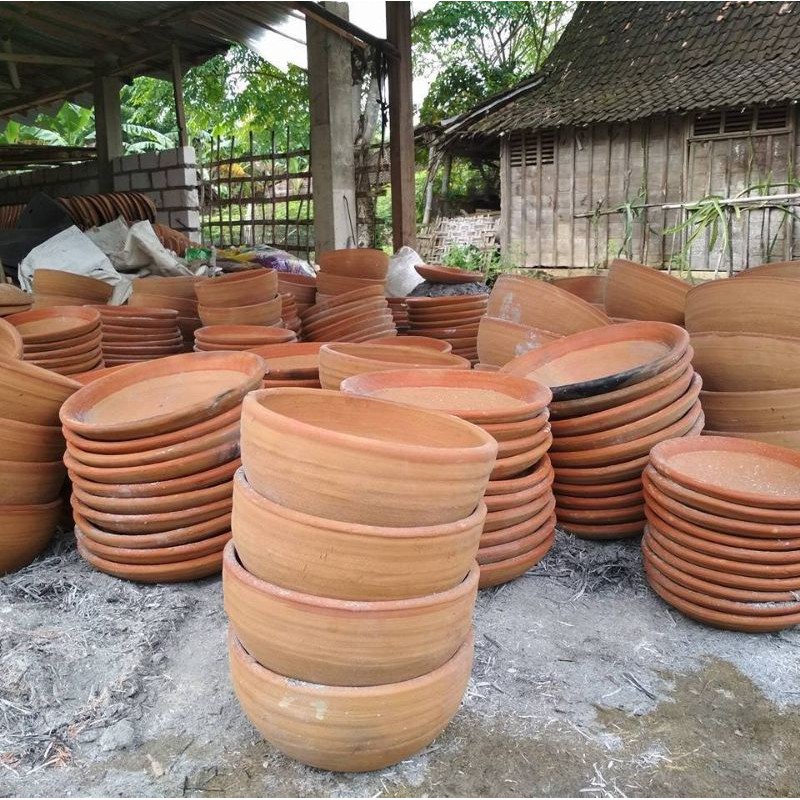 Cuo, Cobek tanah liat biasa digunakan tahu tek ukuran besar (khusus grab gojek)