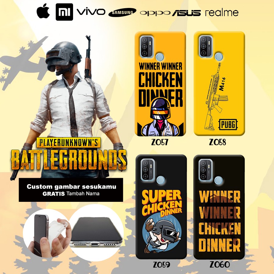 Case Casing Gaming PUBG Mobile Semua Tipe Hp Realme C17 C15 C12 C11 Realme 7 7i Oppo A53 A33 Shopee Indonesia