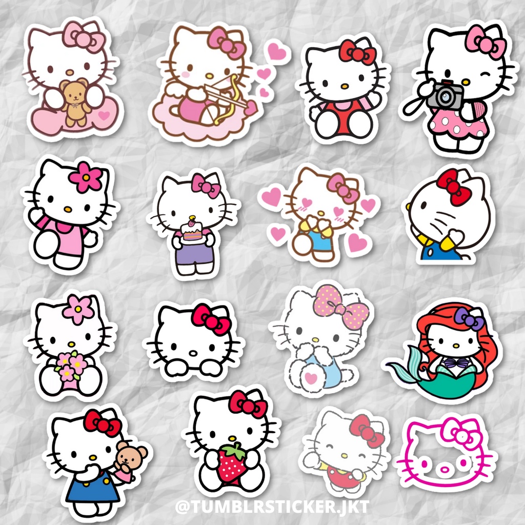 

STICKER AESTHETIC HELLO KITTY PACK | STICKER TUMBLR LAPTOP | STICKER AESTHETIC HP JURNAL | STICKER CASE HP