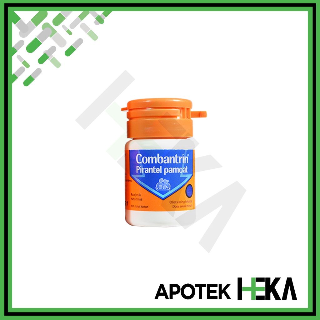 Combantrin Cair Sirup Rasa Jeruk 10 ml - Obat Cacing (SEMARANG)