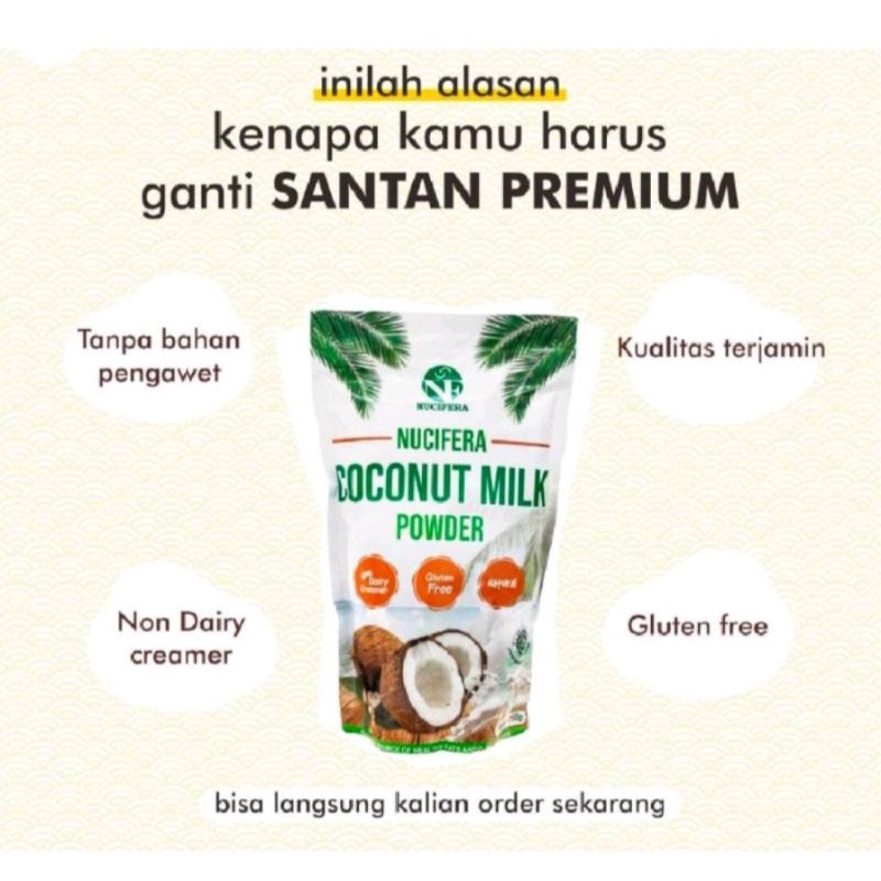 

Coconut milk powder 250 gram / Santan MPASI
