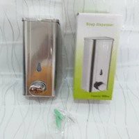 Tempat Sabun Cair Stainless Stenless / Soap Dispenser Satu Tabung