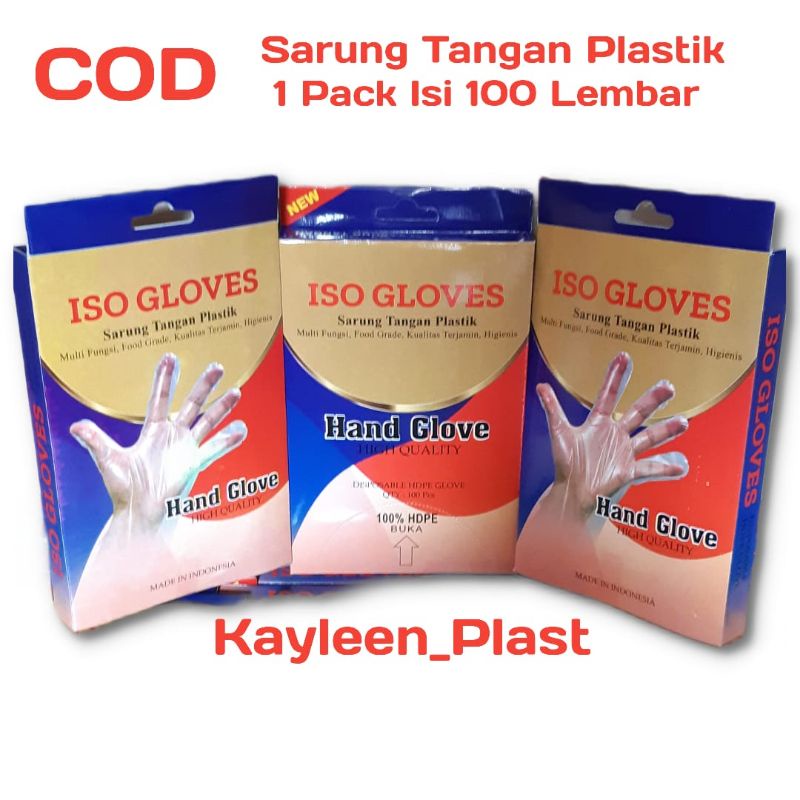 Sarung Tangan Plastik Merk Iso Gloves