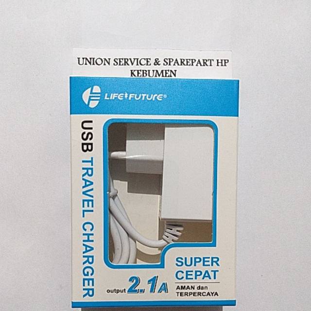 Travel Charger 2.1Ampere Life Future