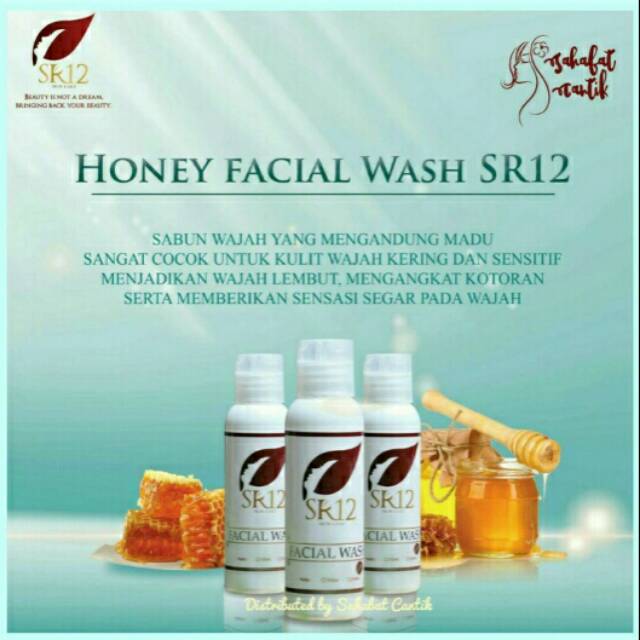 

FACIAL WASH MADU SR12 HERBAL SKINCARE MAMPU MENGHALUSKAN WAJAH