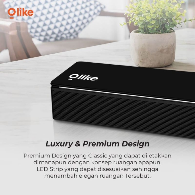 SPEAKER BLUETOOTH TWS MODE RGB LIGHT OLIKE SV1 GARANSI 1 TAHUN