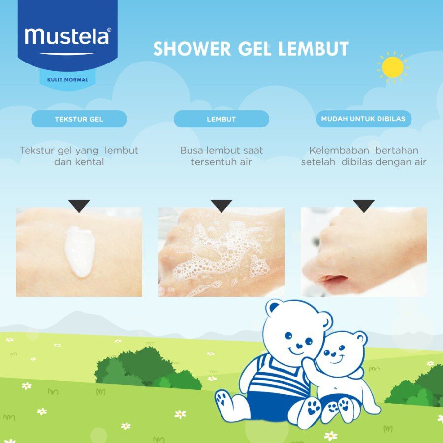 MUSTELA GENTLE CLEANSING GEL 500ML