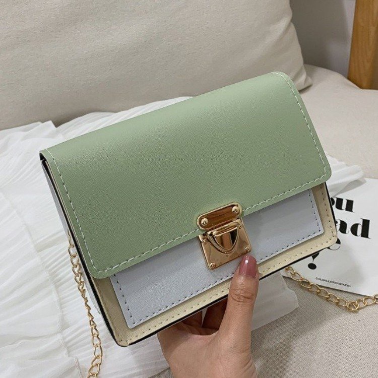 TAS SELEMPANG MURAH CLASSIC WANITA KOREA SLING BAG RANTAI WARNA WARNI COLOURFUL KOREA Tas Selempang Kekinian Girly Rantai Emas Dua Warna AESTHETIC Korea Trend HAND BAG Murah Tas Fashion Wanita Terbaru