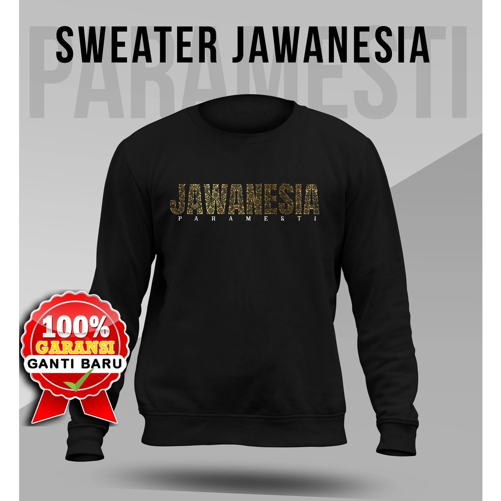 Sweater Jawa Jawanesia Kaos Merdeka Nasional Lokal Pride