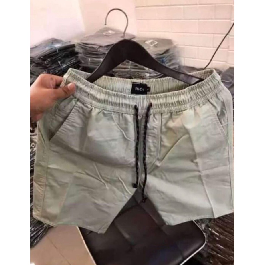 CELANA PENDEK PRIA SHORTPANTS BOARDSHORT PREMIUM SANTAI-BOARDSHORT CREAM