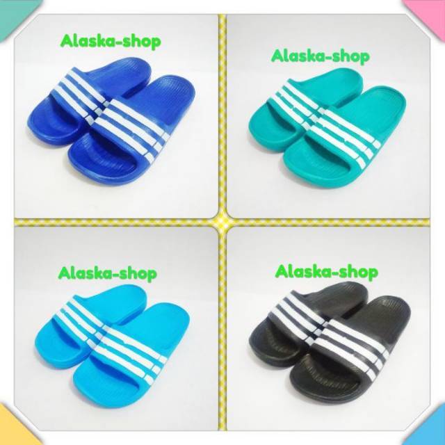 Sandal selop adidas anak sendal kokop slop karet anak