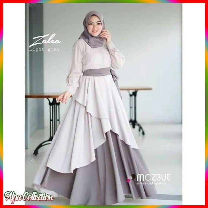Gamis / Gamis Syari / Dress / Gamis Murah / Dress Muslim / Dress Wanita / Zalea Maxy