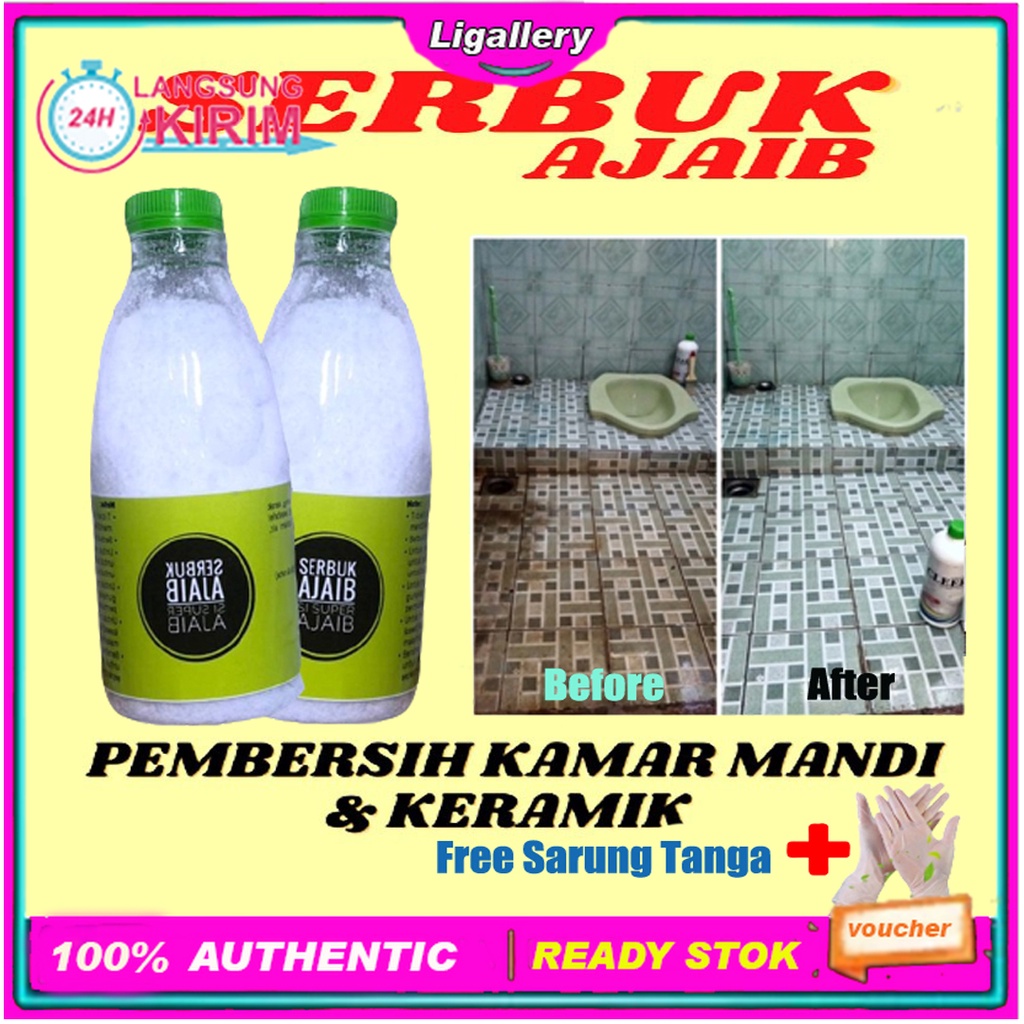 [BISA COD] 1Pcs Serbuk Ajaib Pembersih Kamar Mandi Serbuk Penghilang Kerak WC Bubuk Ajaib Pembersih 