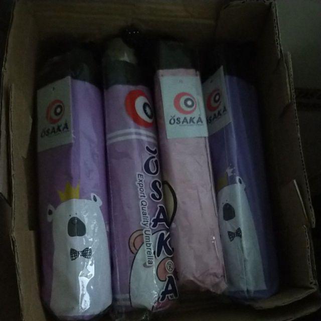 Payung Lipat 4 Fancy Karakter Motif Bear King Bw-109