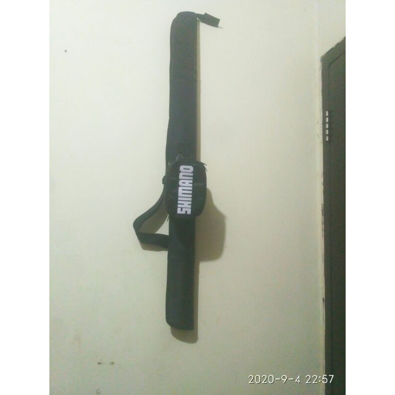 tas casting tas tegek tas pedang tas pancing shimano hitam - 100CM