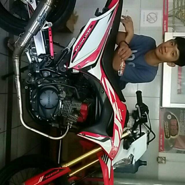 Knalpot DOS Leher kolong bawah  PNP Crf Klx