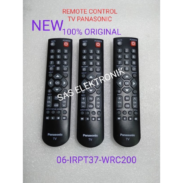 REMOTE TV PANASONIC LCD LED PANJANG 06-IRPT37-WRC200 TH-32A402G TH-24A402G TH-32A402 G TH-24A402 G