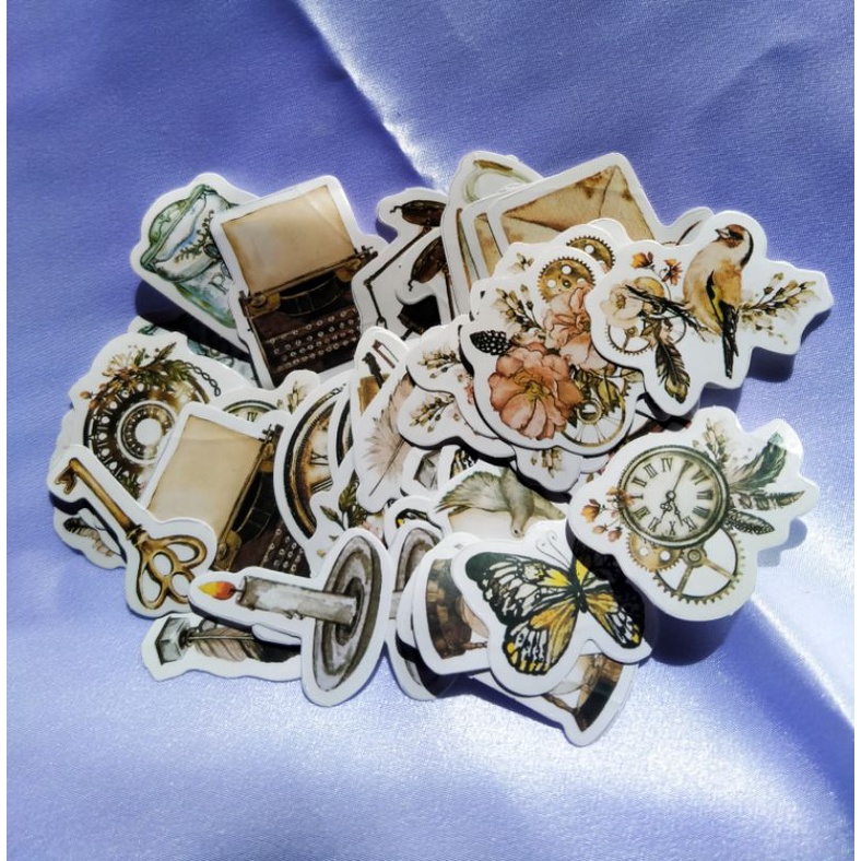 

Stiker | Sample Sticker | Stiker vintage untuk diary, journal pribadi, scrapbook, dll
