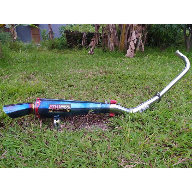 Knalpot Racing KOU Bluemoon Vario Karbu Vario 110 Techno Vario 125 Old