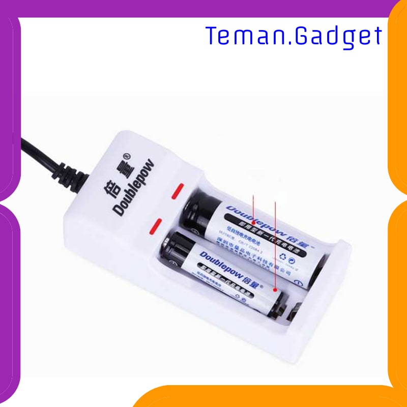 TG-IE217 DOUBLEPOW CHARGER BATERAI 2 SLOTS FOR AA/AAA - DP-U21