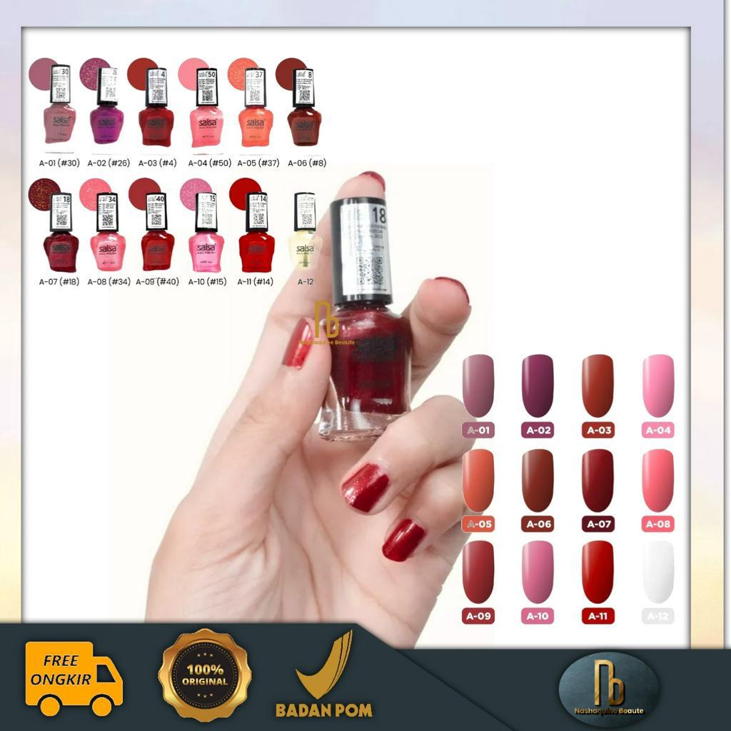 SALSA Kutek Nail Polish Set A - Kutek Tahan Lama