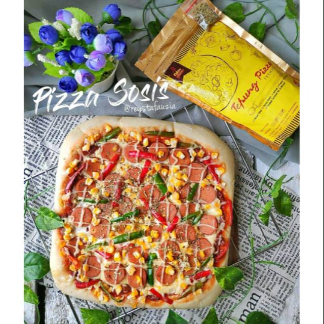 

Tepung pizza premium mirip pizza hut instan enak empuk kediri