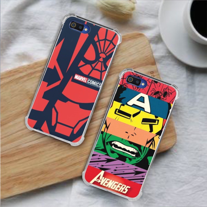 SOFT CASE ASUS ZENFONE LIVE L1 L2 MAX PRO M1 M2 IPHONE 6 7 PLUS X XS MAX CASING MOTIF AVENGERS