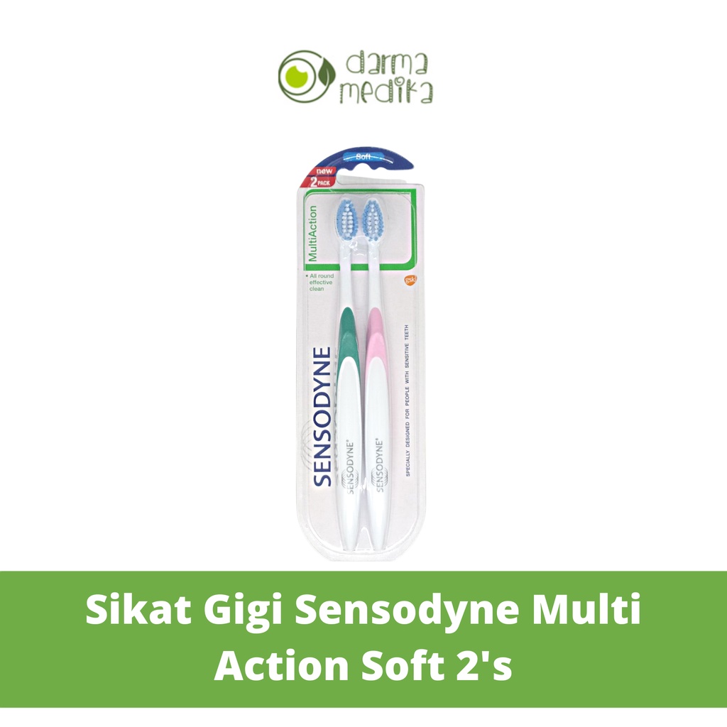 Sensodyne Sikat Gigi Multi Action 2's