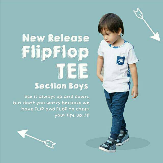 Flipflop tee kaos anak murah Shopee  Indonesia