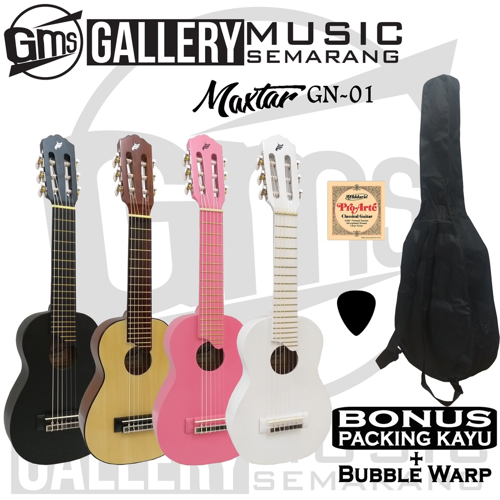 Guitalele Original Maxtar GN-01 / Guitalele Nylon / Gitar Mini / Gitar Travel / Guitalele Original