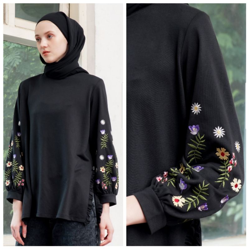 TERZA SWEATSHIRT BLACK || ALEZA LABEL