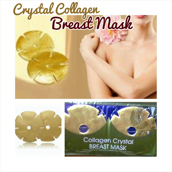 Breast GOLD Mask / Crystal collagen breat Mask / masker payudara Emas
