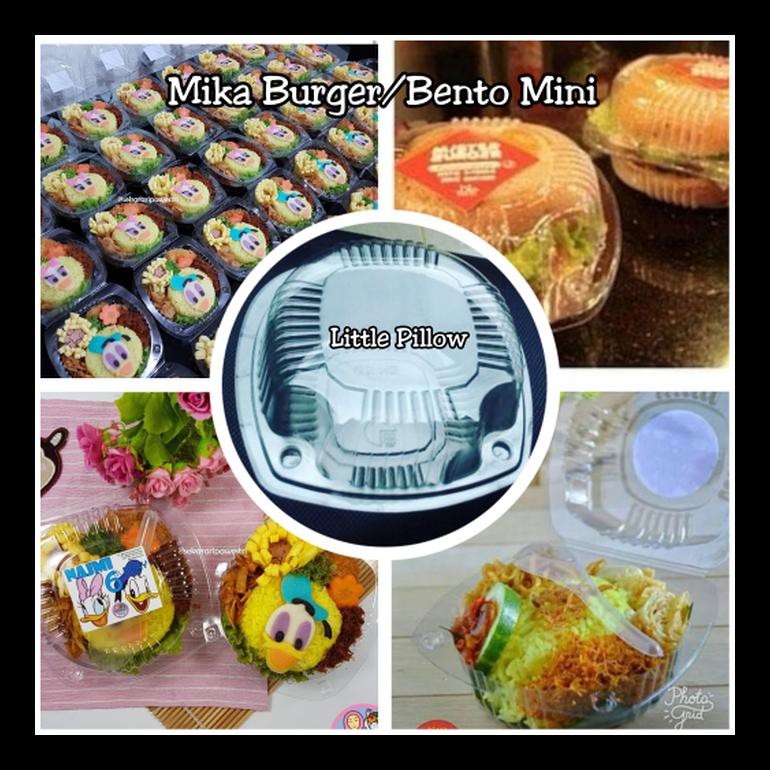 MIKA BURGER/MIKA BENTO MINI/MIKA SNACK/MIKA NASI/TRAY BURGER MINI BERKUALITAS