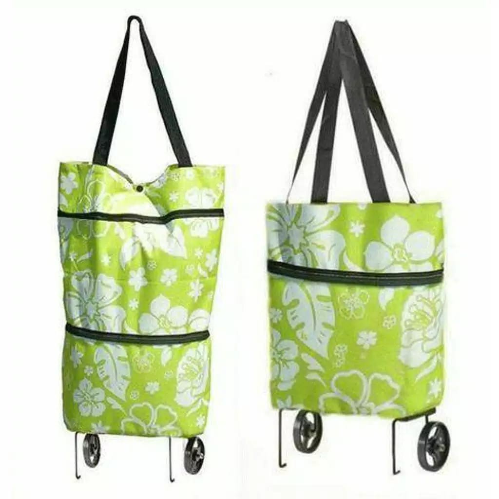 EDW 309 Tas Troli Lipat Belanja Motif Trolly Bag Shopping Foldable Trolley