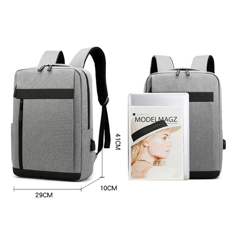 Tas Ransel Laptop Backpack with USB Charger Port - CV904