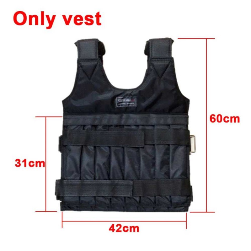 Rompi Pemberat Badan Latihan Olahraga Weighted Vest Beban Max 20kg