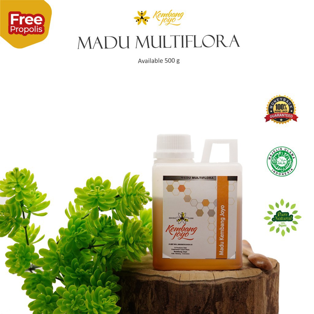 

Madu Kembang Joyo - Madu Multiflora 500 gram