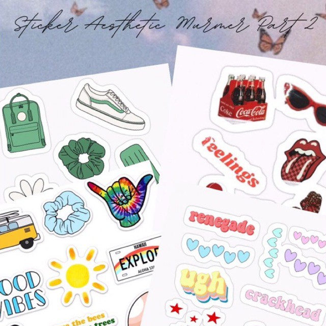 

STICKER AESTHETIC MURMER PART 2