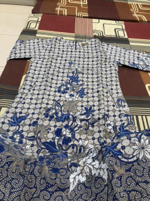 Tunik Batik Qistina Lapis Tricot Mewah
