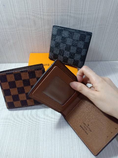 Dompet lipat pria mono damier